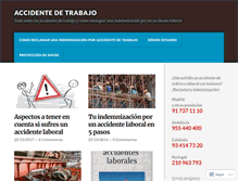 Tablet Screenshot of accidentedetrabajo.com